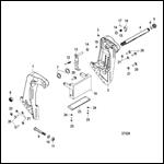 TRANSOM BRACKET (S/N-USA-0G590000/BEL-9973100 AND UP)