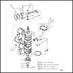 CRANKSHAFT PISTONS AND CONNECTING RODS