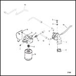 FUEL PUMP AND FILTER (VST FUEL SYSTEM) S/N 0K147349 & BELOW