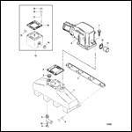 EXHAUST MANIFOLD AND EXHAUST ELBOW (454 MAGNUM)