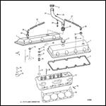 CYLINDER HEAD AND ROCKER COVER (7.4L BRAVO)