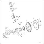 CRANKSHAFT, PISTONS AND CONNECTING RODS