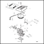 CARBURETOR AND THROTTLE LINKAGE (2 BARREL)