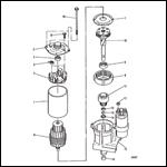 STARTER MOTOR (3-1/4 IN. DIAMETER END CAP)