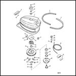 TOP COWL AND STARTER ASSEMBLY