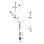 STEERING HANDLE AND THROTTLE LINKAGE