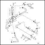 THERMOSTAT HOUSING (STANDARD COOLING) S/N: 0F3519999 & BELOW