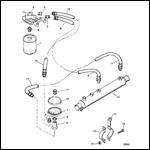 OIL FILTER AND ADAPTOR (7.4L BRAVO/454 MAG.) 0F114760 & UP