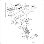 CARBURETOR AND THROTTLE LINKAGE (175 - 4.3L)