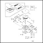 CARBURETOR AND THROTTLE LINKAGE (205 - 4.3L/LX)