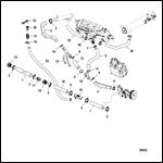 Cooling System Raw Water, Starboard (SN 1A349420 and Above)