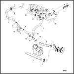 Cooling System Raw Water, Starboard (SN 1A380210 & Above)