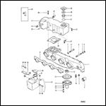 EXHAUST MANIFOLD AND EXHAUST ELBOW (ALUMINUM)