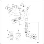 X-Haust Tailpipe Kit Close Couple-Starboard