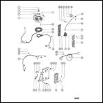 FLYWHEEL, STATOR AND IGNITION COIL