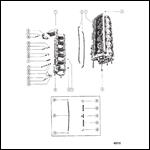 CYLINDER BLOCK AND CRANKCASE ASSEMBLY