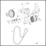 Alternator And Sea Water Pump Mounting