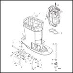 Drivehshaft Housing and Exhaust Tube