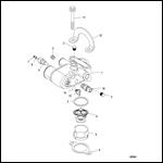 Thermostat And Housing Air Actuated Drain