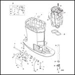 Drivehshaft Housing and Exhaust Tube