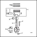 PISTONS AND CONNECTING RODS