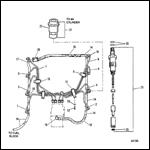 INJECTORS AND HOSES (S/N F060103 AND BELOW)