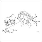 FLYWHEEL HOUSING AND STARTER MOTOR (STERN DRIVE)