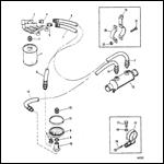 OIL FILTER AND ADAPTOR (S/N 0F160000 AND UP)