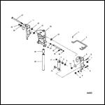 Swivel Bracket and Transom Bracket (Power Trim Models)