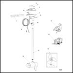 Complete Trolling Motor 5-Speed, Design-I, Silver Column