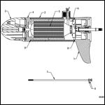 Lower Unit Assembly (FW55 - Variable Sonar)(8M0096747)