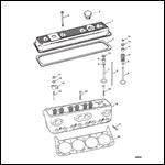 CYLINDER HEAD AND ROCKER COVER