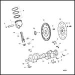 CRANKSHAFT PISTONS AND CONNECTING RODS