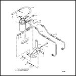 VAPOR SEPARATOR TANK AND FUEL LINES