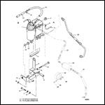 VAPOR SEPARATOR TANK AND FUEL LINES