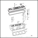 CYLINDER HEAD AND ROCKER COVER