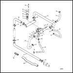 THERMOSTAT HOUSING SERIAL (STANDARD COOLING) #F350274 AND BELOW