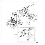 HYDRAULIC PUMP AND BRACKET (OILDYNE PUMP PLASTIC RESERVOIR)