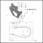 TRANSOM PLATE AND SHIFT CABLE