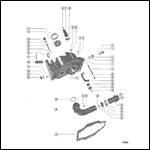 GIMBAL HOUSING ASSEMBLY AND EXHAUST ELBOW