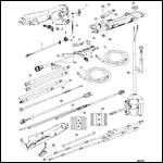 Tiller Handle Kit Components (Big Tiller-Power Steer, F150)