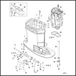 Driveshaft Housing and Exhaust Tube