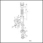 OIL FILTER AND BRACKET