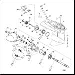 GEAR HOUSING (PROPELLER SHAFT)(1.83:1 GEAR RATIO)