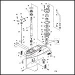 Gear Housing Driveshaft, Serial 0N116270 and Below