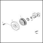 Crankshaft-Damper and Alternator Pulley