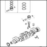 Cylinder Block Piston Assembly and Rings