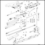 Tiller Handle Kit Components (Big Tiller, Mech, V6/V8 175-300HP)