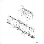 Gear Housing Propeller Shaft - CLE-1.87:1/2:1 Gear Ratio