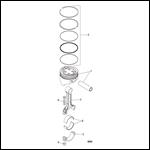 Pistons and Connecting Rods 357 Alpha/Bravo